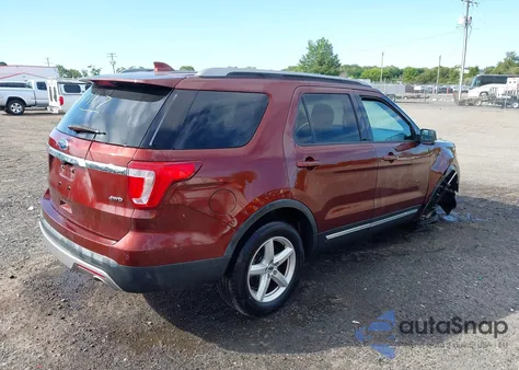 2016 Ford Explorer Xlt z USA, uszkodzony, nr VIN 1FM5K8D86GGD11492